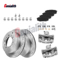 Rear Disc Rotors Brake Caliper Pads Kit for Toyota Sequoia Tundra (2007–2015)