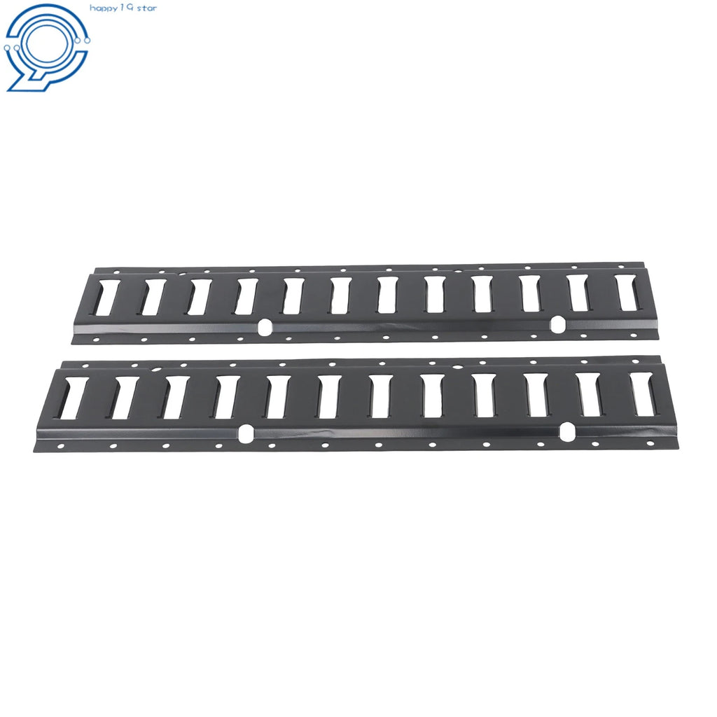 Set of 8 E Track Tie-Down Rails for Enclosed Cargo Trailer (2 ft)