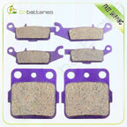 Front and Rear Brake Pads for Yamaha YFM250R Raptor 250 (2008–2013) Carbon Fiber