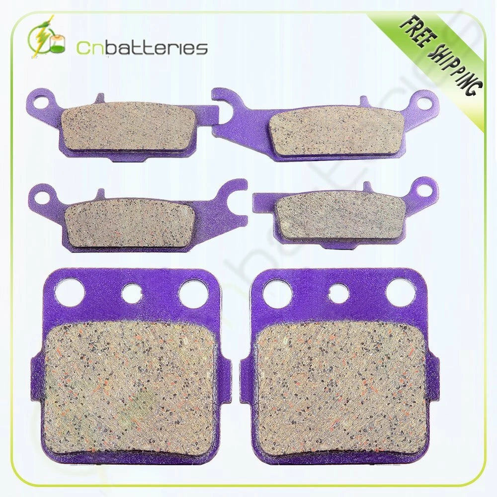 Front and Rear Brake Pads for Yamaha YFM250R Raptor 250 (2008–2013) Carbon Fiber