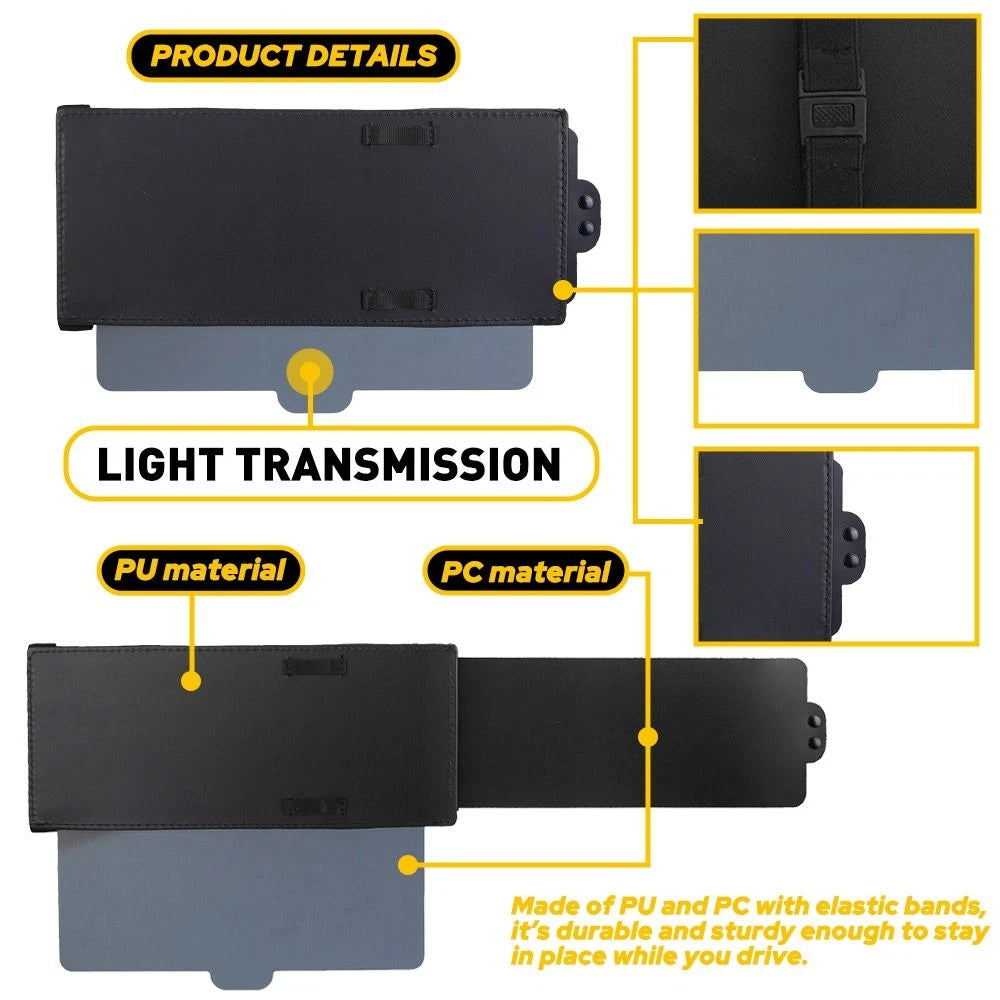 1 Piece Visor Extender for Universal Vehicles (Anti-Glare)