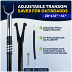 Transom Saver for Outboard Motor (20.5" - 31", Up to 200HP)