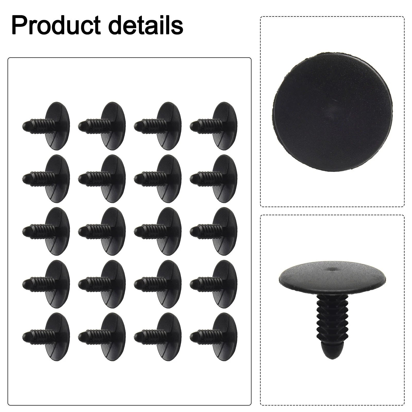 20pcs Fender Liner Retainer Clips Push Pin for Jeep Grand Cherokee