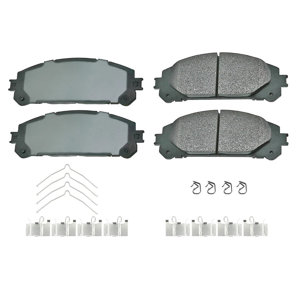 Front Brake Kit 328mm Drilled Rotors Akebono Pads for NX300h (2015–2023)