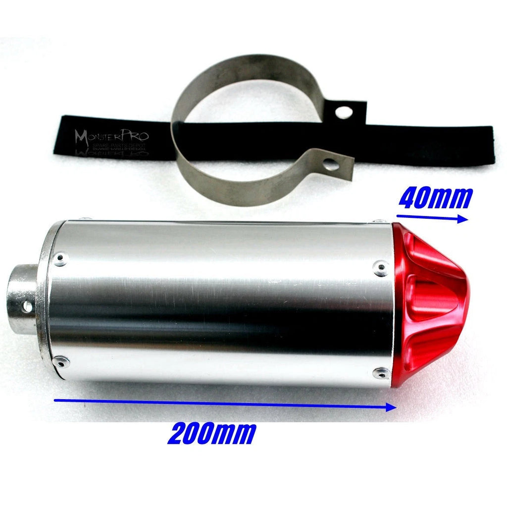 Exhaust Muffler for Honda CRF50 Pit Bikes (90cc–125cc) 28mm