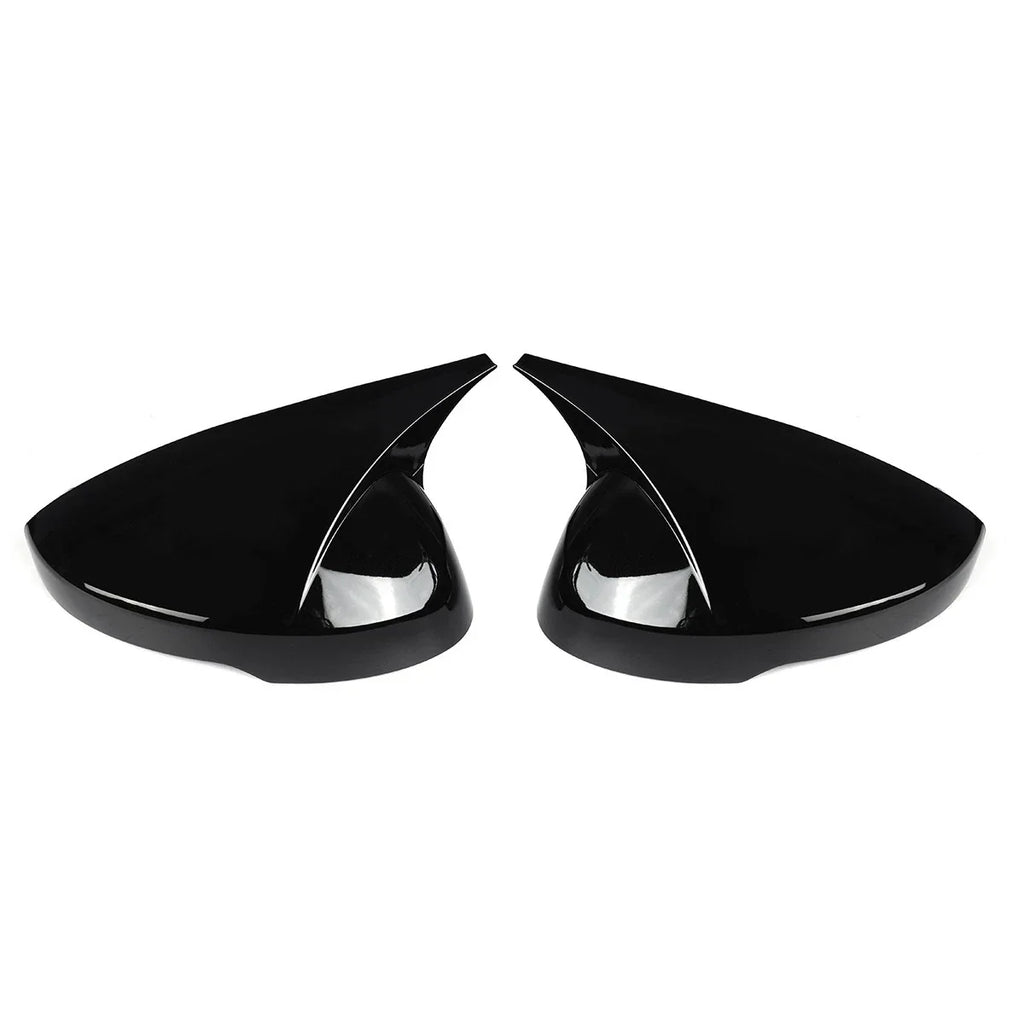 Pair / Black Side Rear View Mirror Cover Cap for Honda Civic (2022–2025)