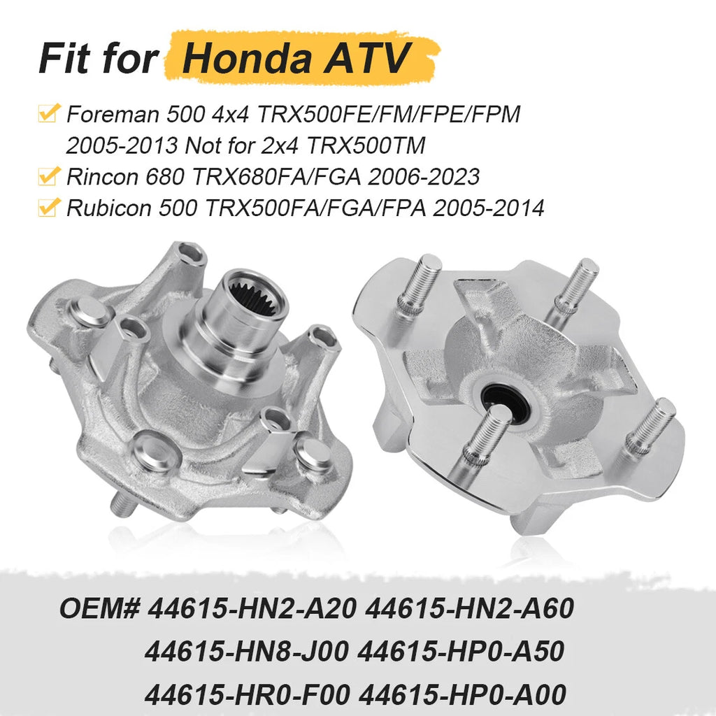 Front Wheel Hub for Honda Rincon 680 TRX680FGA (2006–2023) 44615-HN2-A20