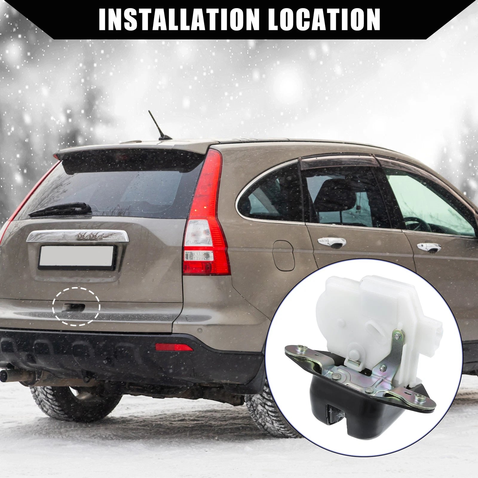 Rear Tailgate Trunk Lid Lock Actuator 74800-TF0-J02 for Honda CR-V Pilot (2017–2021)