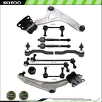 Front Lower Control Arm Ball Joint Tie Rod Kit for Lincoln MKZ (2013–2020)