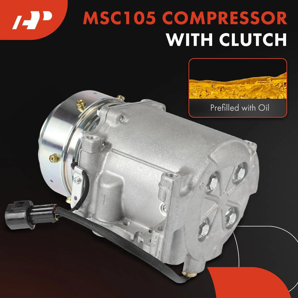 A/C Compressor with Clutch for Mitsubishi Montero Sport (1998–2004)