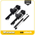 Set of 4 Complete Struts and Rear Shocks for Ford Focus (2006–2007)