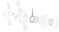 Inner Front Hub Seal for Case 5120 5130 5140 5150 Tractors (CARRARO 709)
