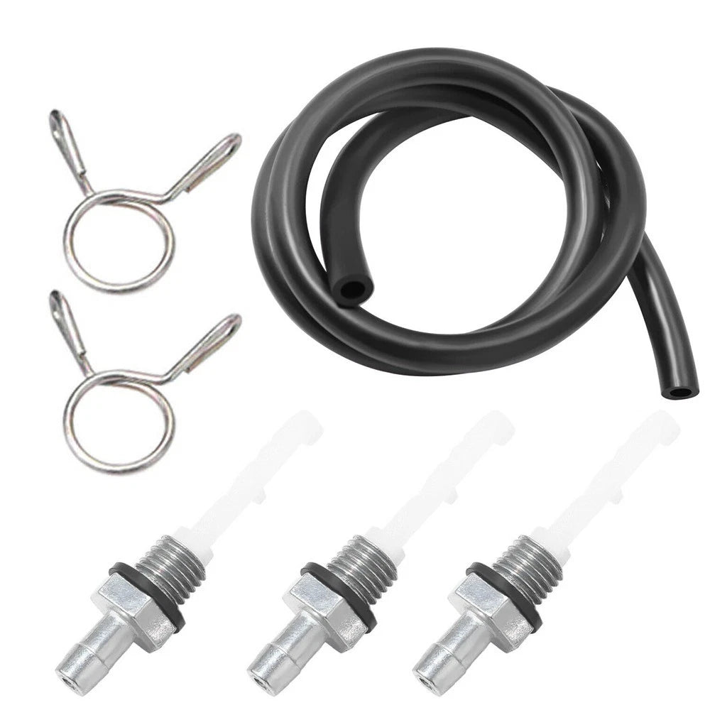 Set of 2 Fuel Line Gas Tank Joint Filter Clamps for Generator (N/A)