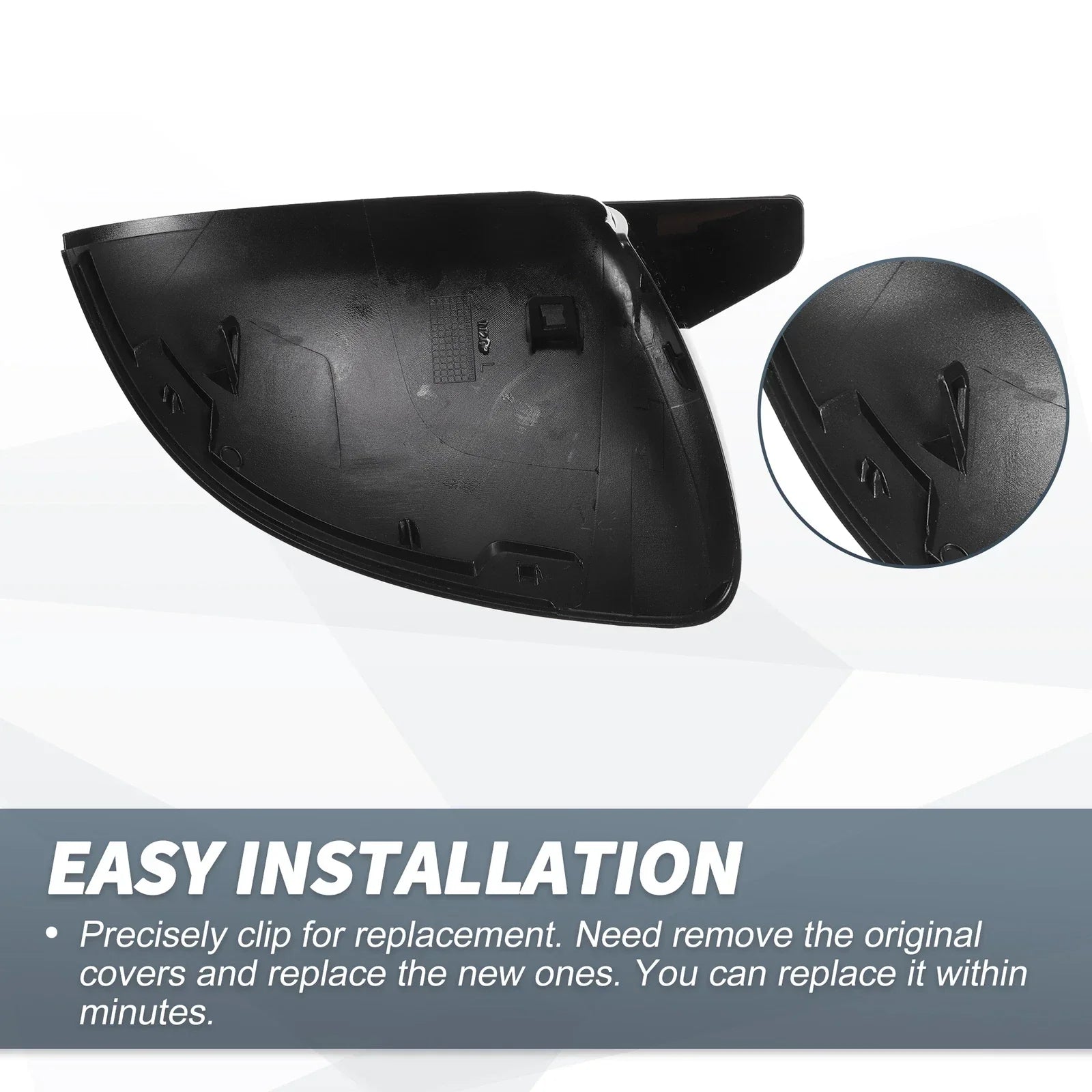 Rearview Mirror Cover Cap Gloss Black for Mercedes-Benz C-Class W206 (2022)