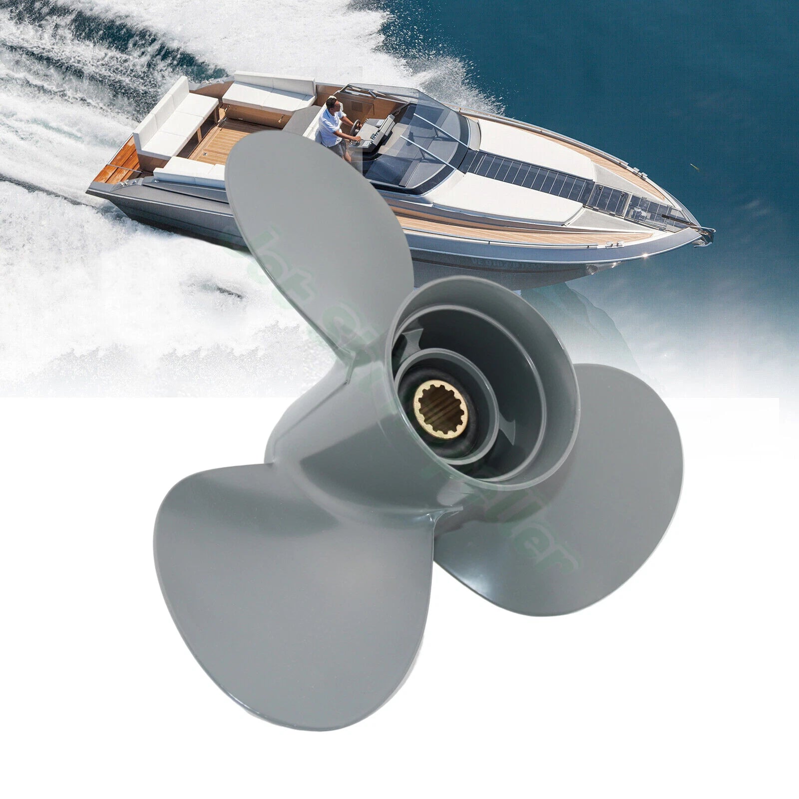 Boat Propeller 11 1/8x13 for Honda BF 35-60HP (OEM 13 Spline RH)