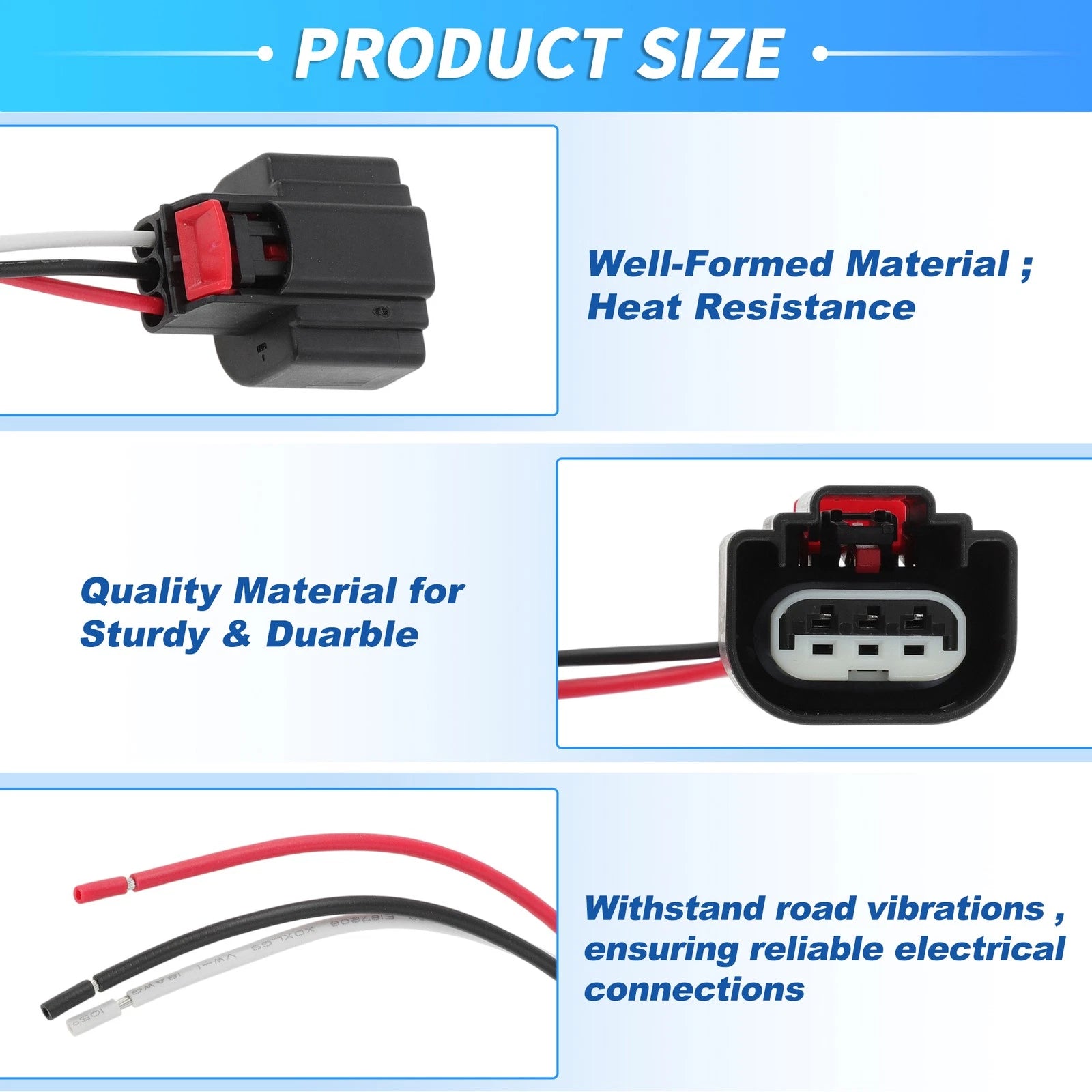 Manifold Pressure Sensor with Connector for Chrysler Dodge (2005–2010)
