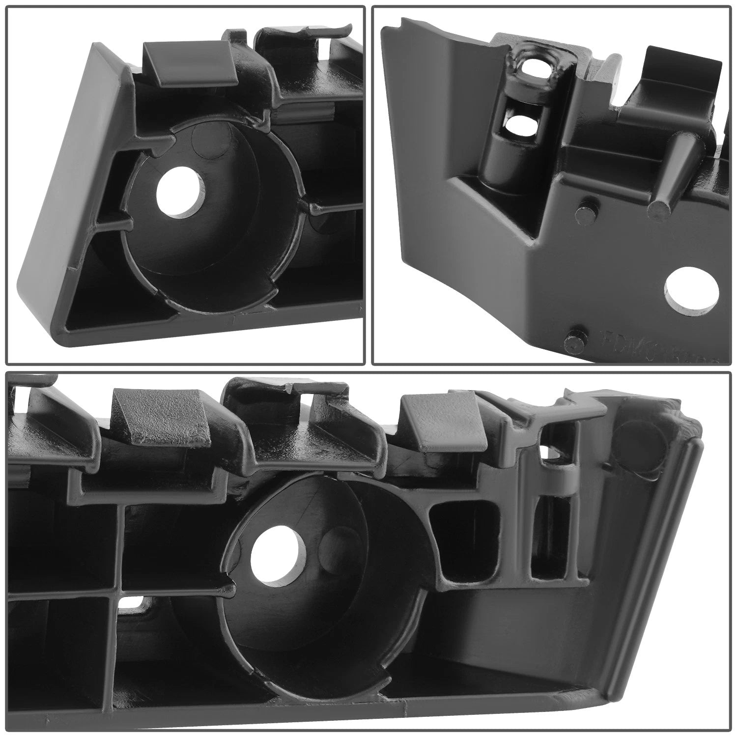 Driver Left Front Bumper Bracket for Ford Mustang (2015–2017) Matte Black OE