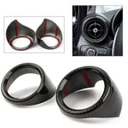 Dashboard Air Outlet Vent Trim for Alfa Romeo Giulia (2017-2018) Carbon Fiber