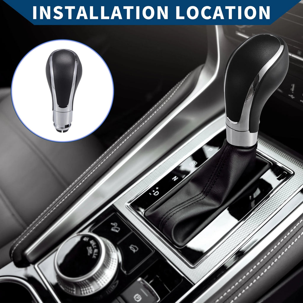 Automatic Gear Shifter Knob for Buick Regal (2011–2017) Black Plastic