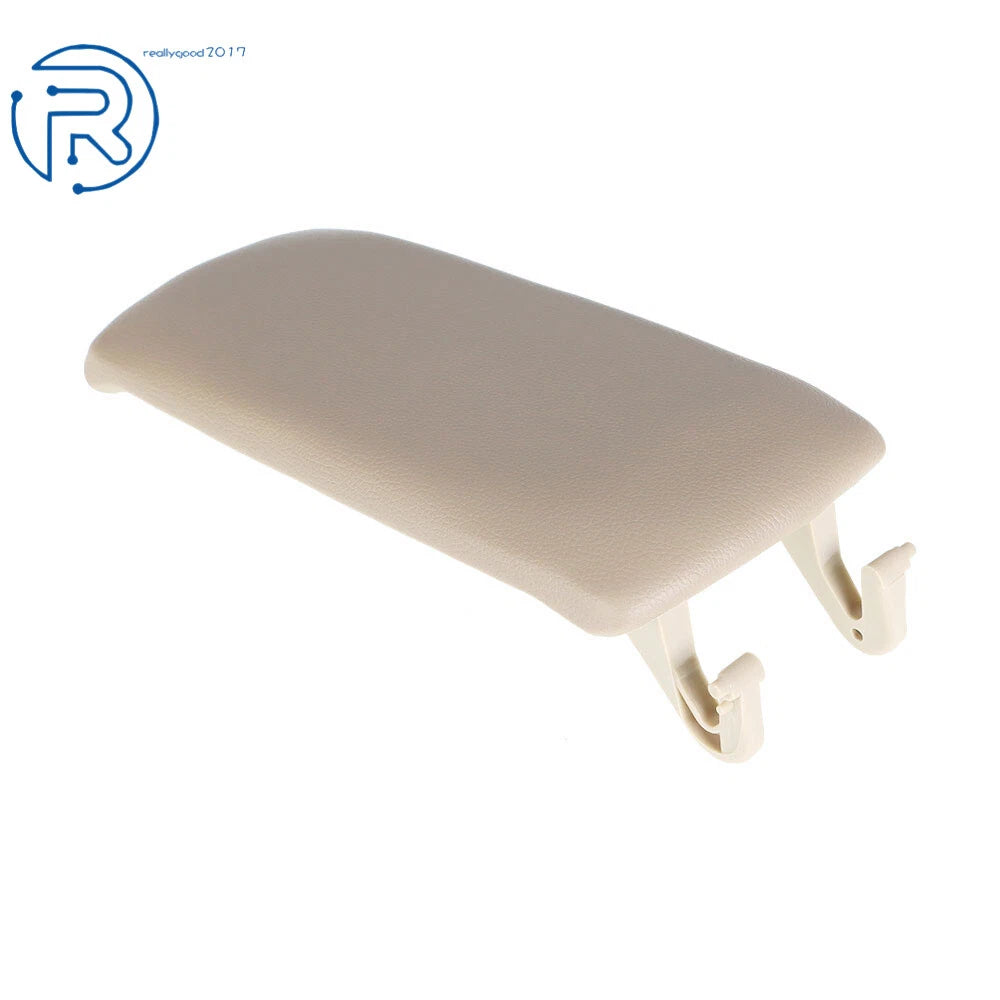 Leather Armrest Center Console Lid Cover for Audi A4 B7 (2005-2008) Beige