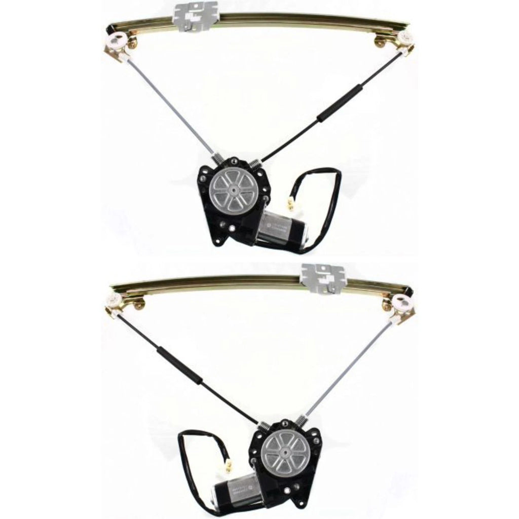Power Window Regulators with Motor Set of 2 for Suzuki Sidekick (1989–1998)