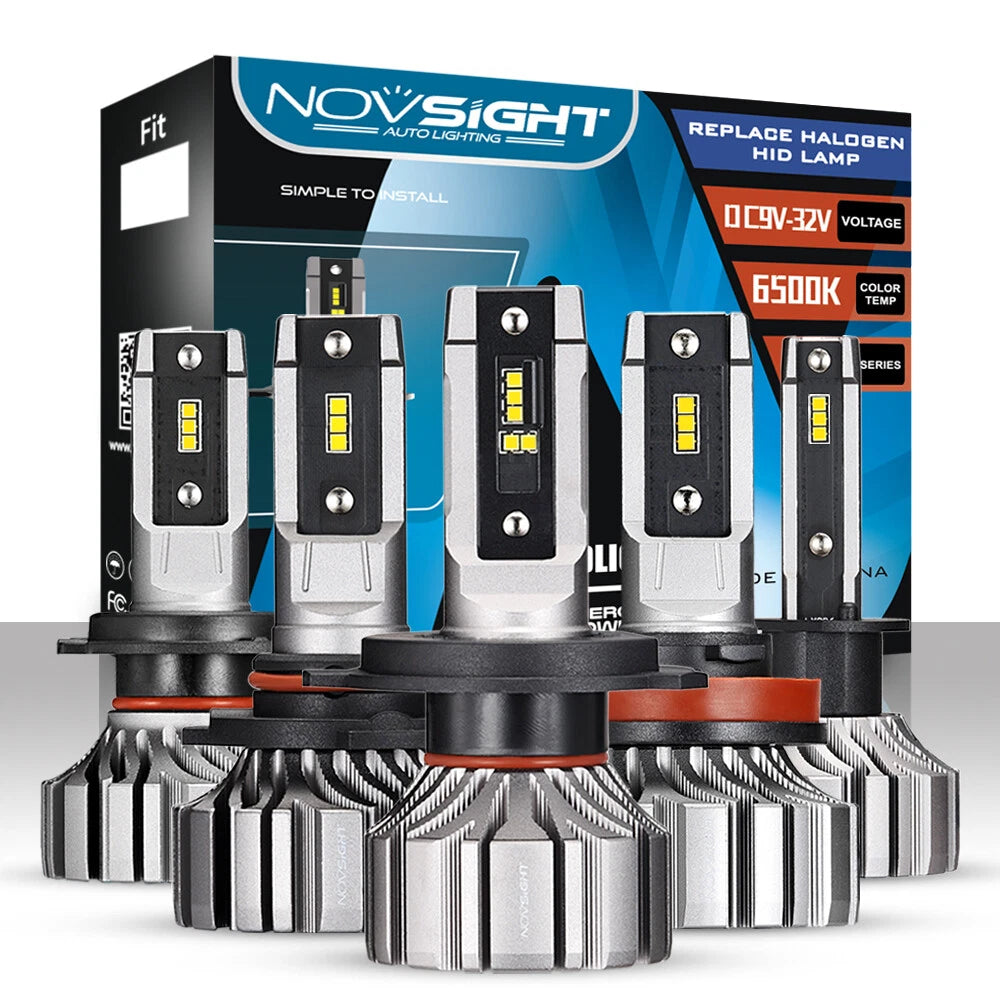H4 9005 9006 H11 LED Combo Headlight Bulbs for US Vehicles (6000K)