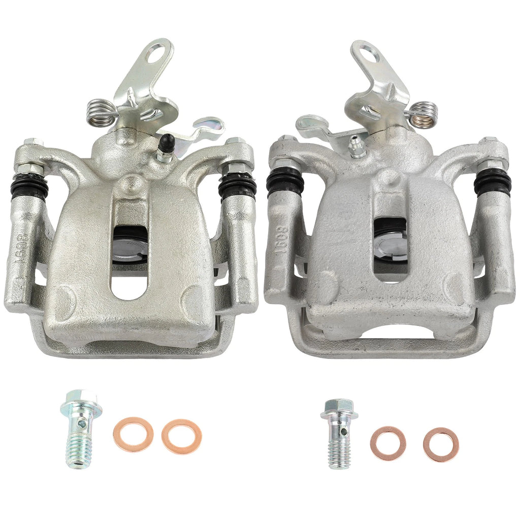Set of 2 Rear Brake Calipers for Volkswagen GTI (2017–2018)