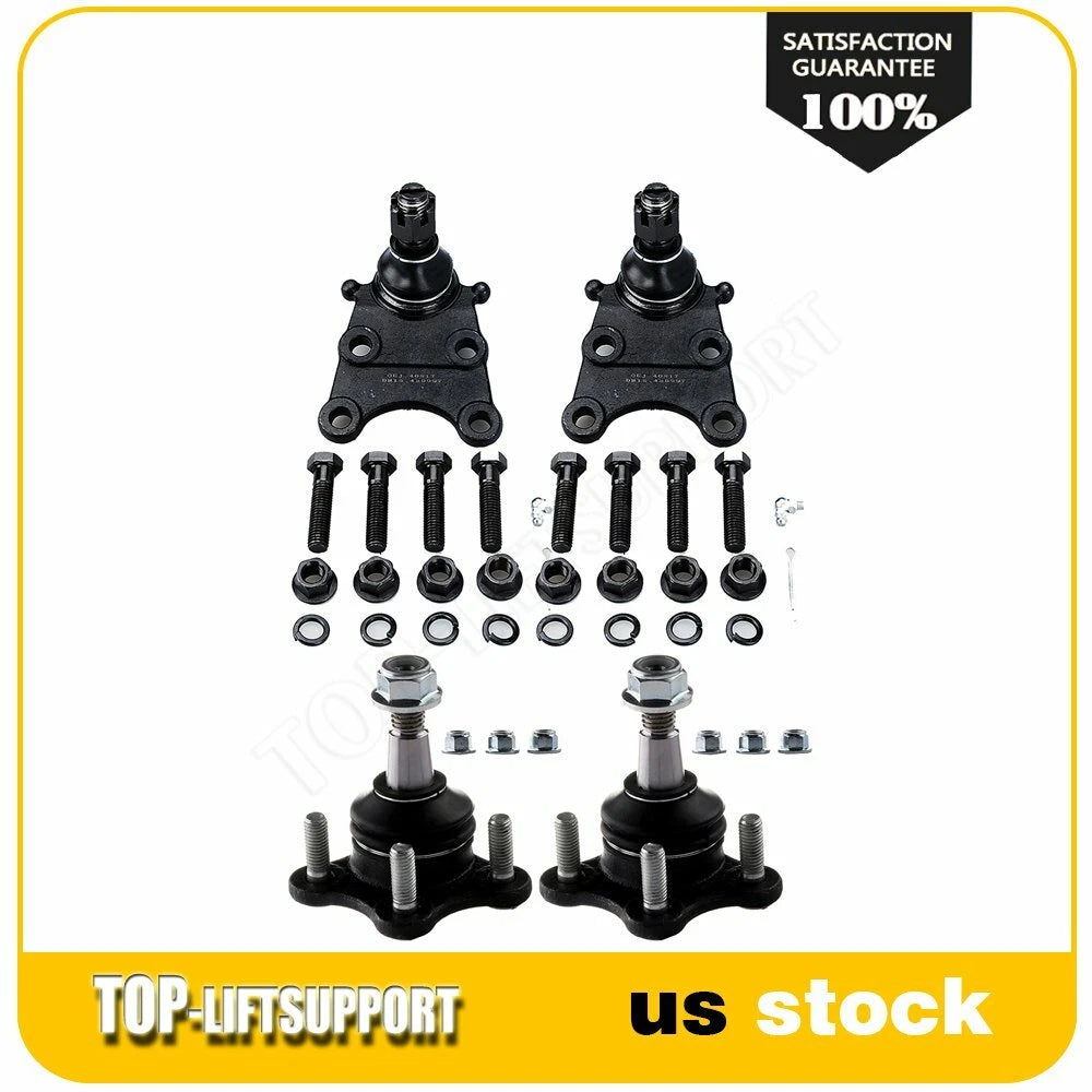 Set of 4 Front Upper & Lower Ball Joints for GMC Canyon (2004–2012)