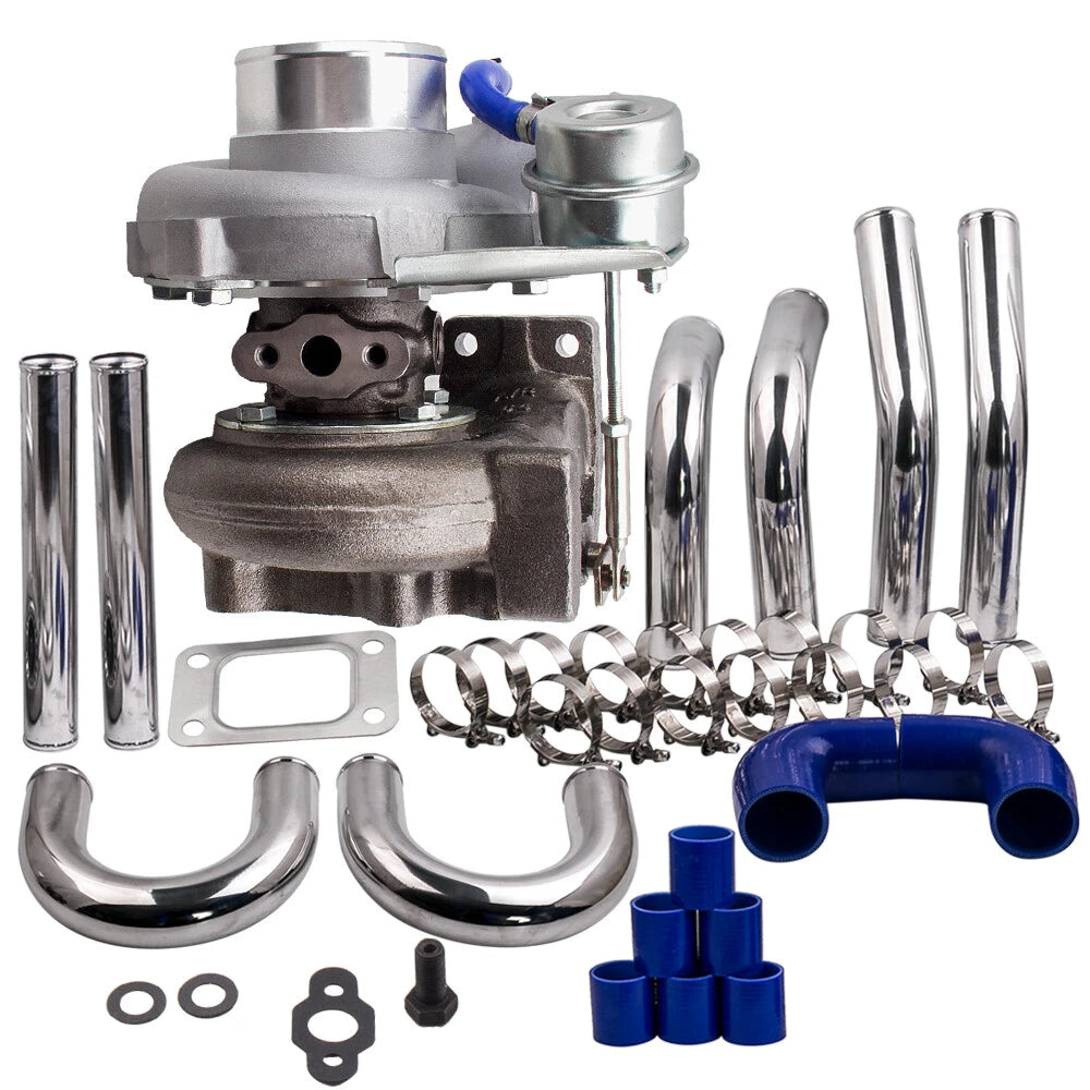 Universal Turbo Piping Kit for T25 GT25 GT28 GT2871 GT2860 (2.5")