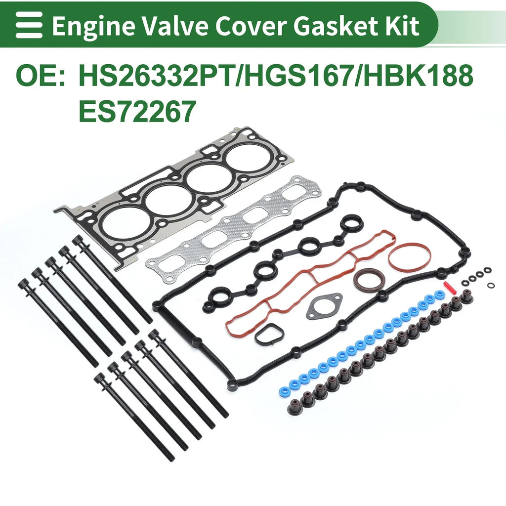 Engine Valve Cover Gasket Kit for Dodge Avenger 2.4L SXT (2008-2014)