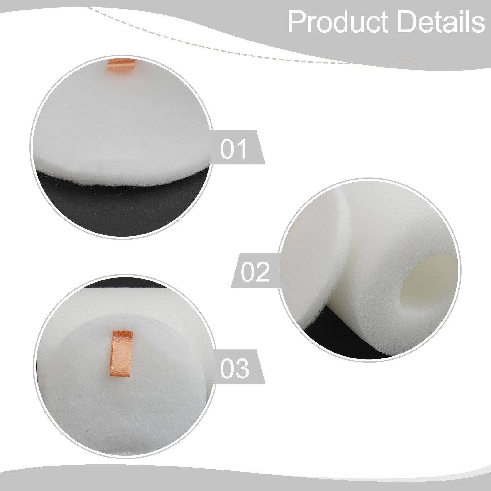 Set of 4 Foam and Felt Filters for Shark R101AE