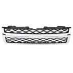 Grille Assembly for Silverado 2500 HD 3500 HD (2011–2014) Black Chrome