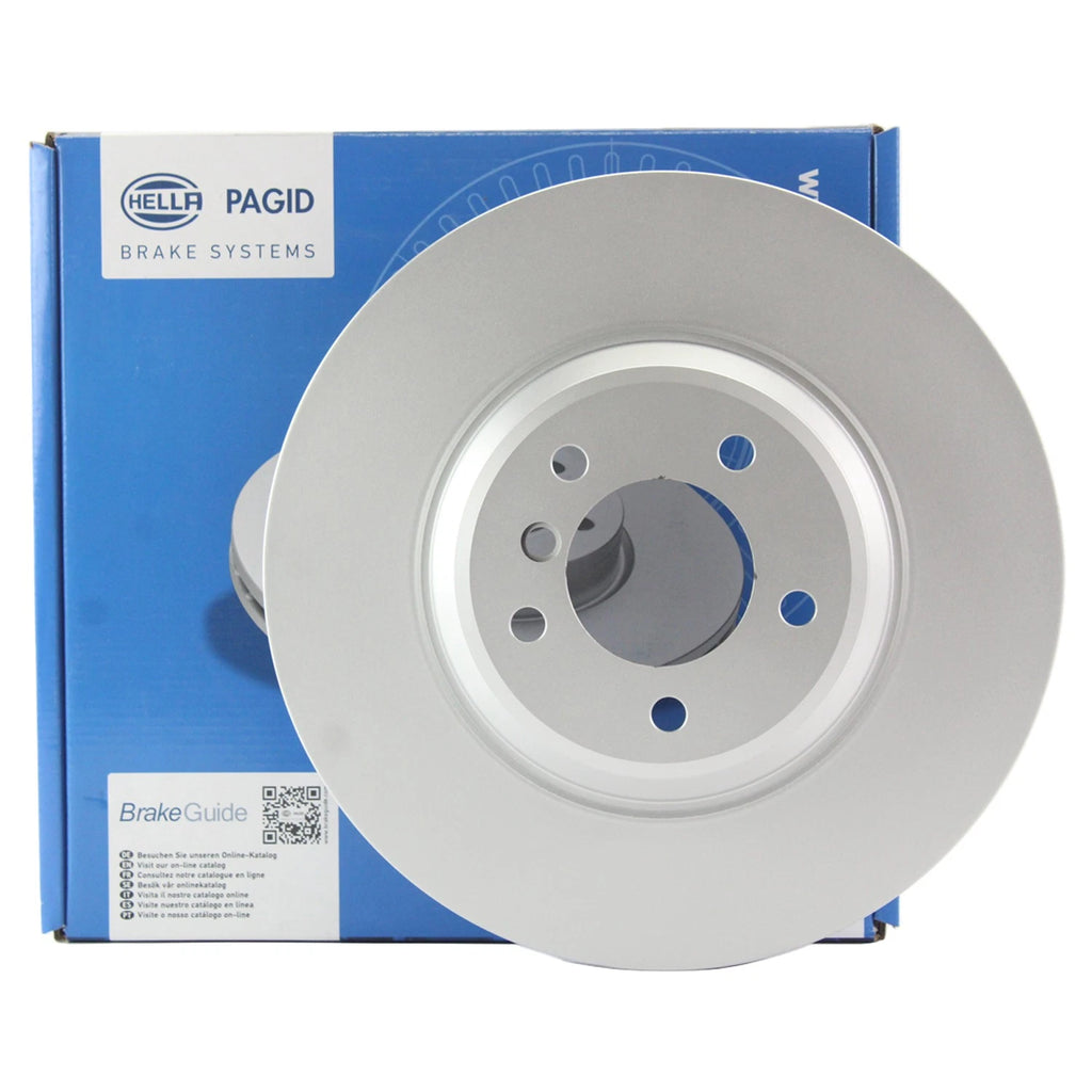 Hella Pagid 348mm Front Coated Disc Brake Rotor for BMW E90 E92 E93 E84 (2007–2013)