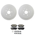 Set of 4 Bosch QuietCast Rear Rotors & Akebono ProACT Pads for Highlander Sienna