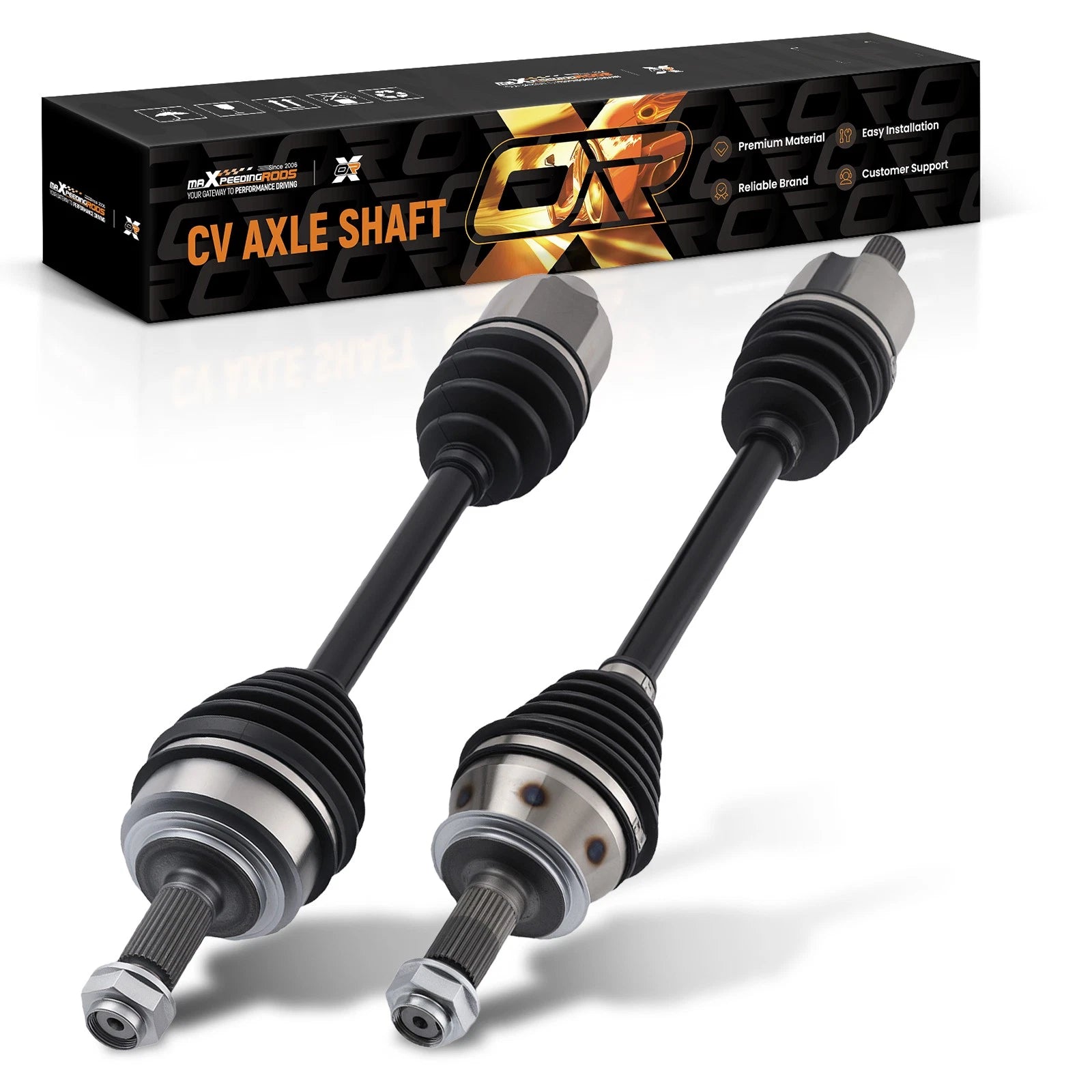 Set of 2 CV Axle Shafts for Honda CR-V Sport 2.4L 2002–2006
