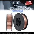 2 Pack Mild Steel MIG Welding Wire 0.035" for Welding Machines (10 lbs)