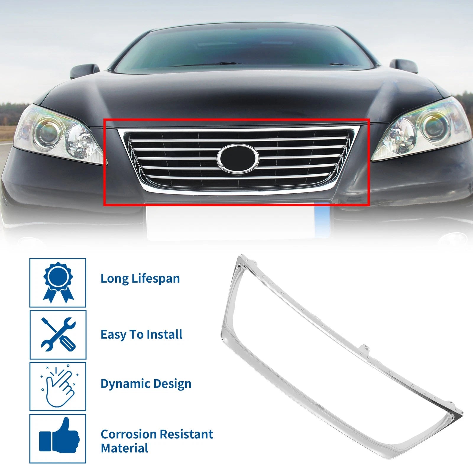 Front Grille Trim for Lexus ES 350 (2007–2009) No. 5271133080