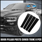 Set of 4 Door Cover Panel Trim Stickers for Dodge Ram 
