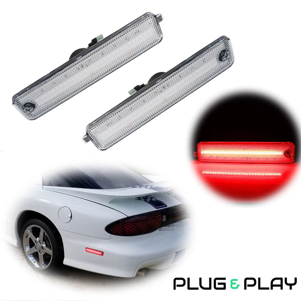 Rear Bumper LED Side Marker Signal Light for Pontiac Firebird Trans AM (93–02)