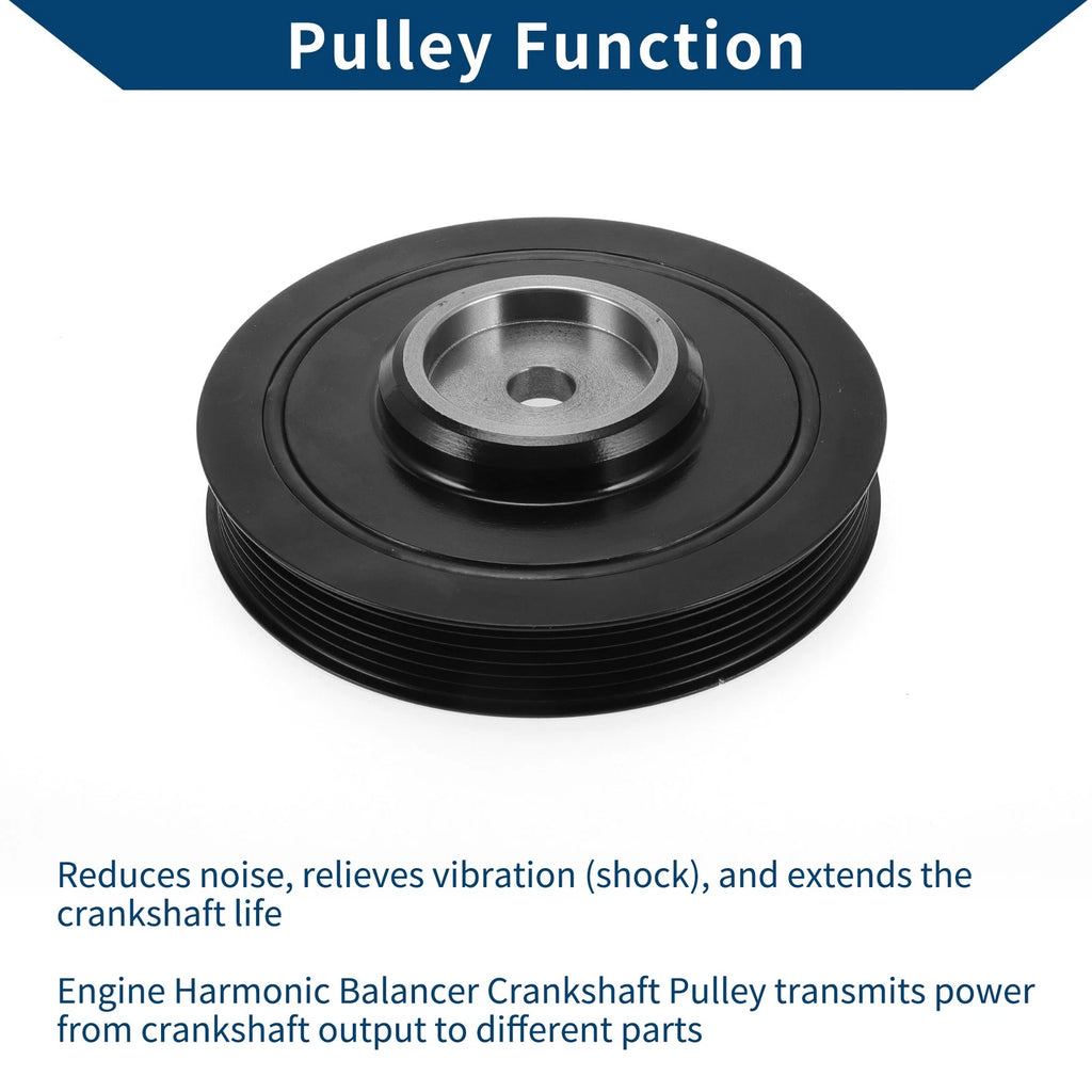 Engine Harmonic Balancer Crank Pulley for Kia Sportage (2017–2022) No.2312437520