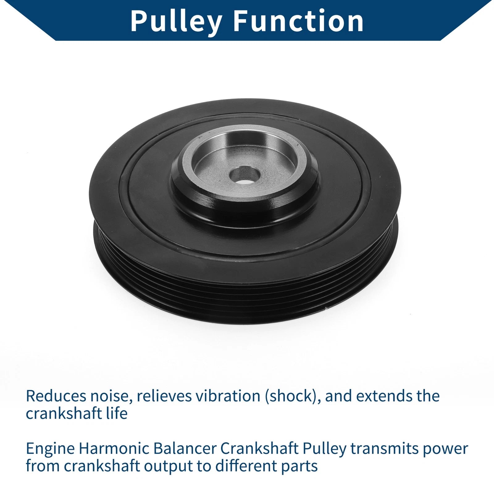 Engine Harmonic Balancer Crank Pulley for Kia Sportage (2017–2022) No.2312437520