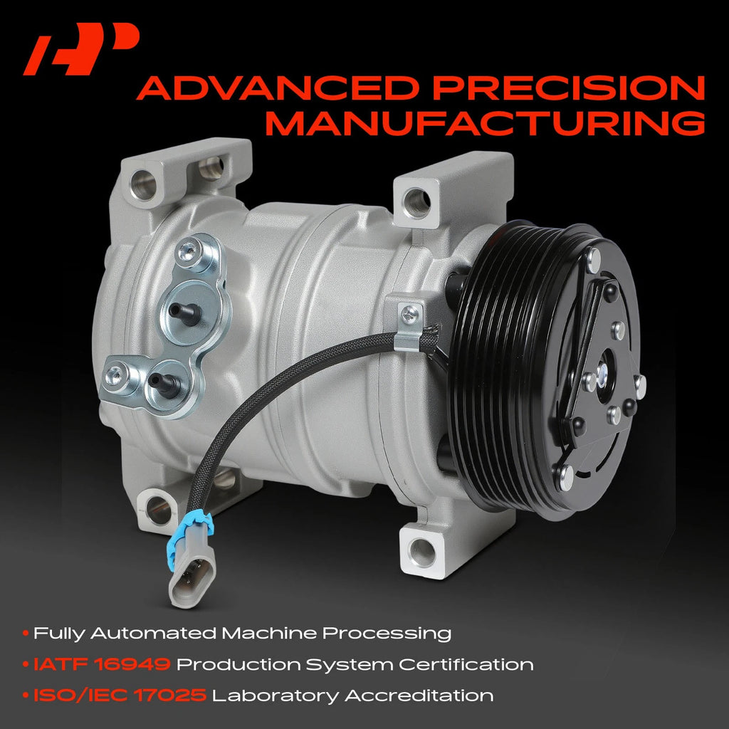 A/C Compressor with Clutch for GMC Chevrolet Silverado 1500 (2003-2013)