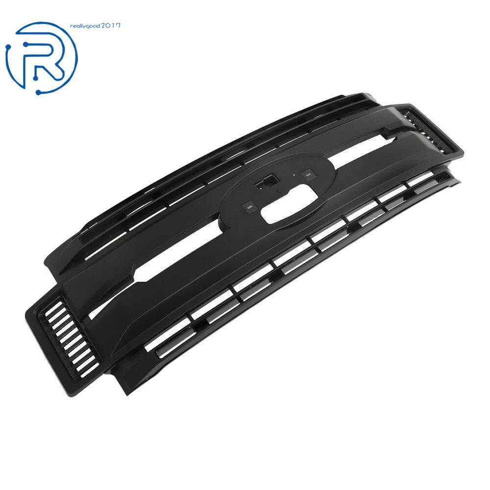 Front Upper Bumper Grille for Ford F250 F350 Super Duty (2017–2019) Matte Black
