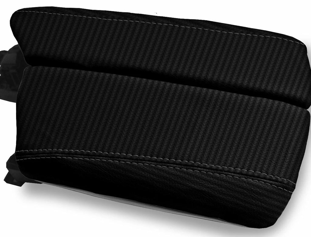 Carbon Fiber Console Lid Armrest Cover for BMW F10 528 535 (2011–2016)