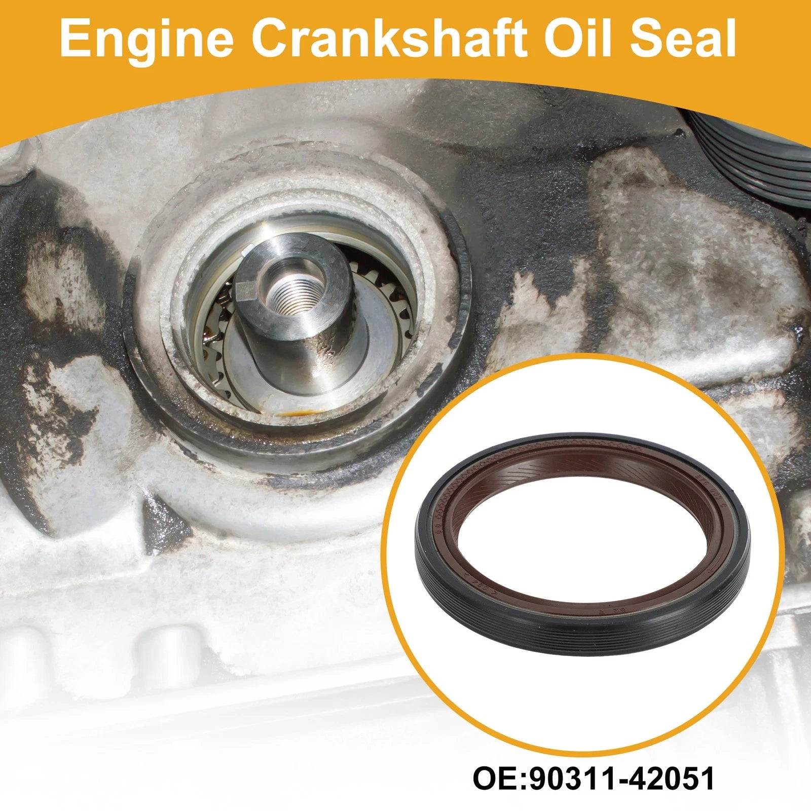 Front Crankshaft Oil Seal for Toyota Avalon Camry (2013–2015) No. 90311-42051