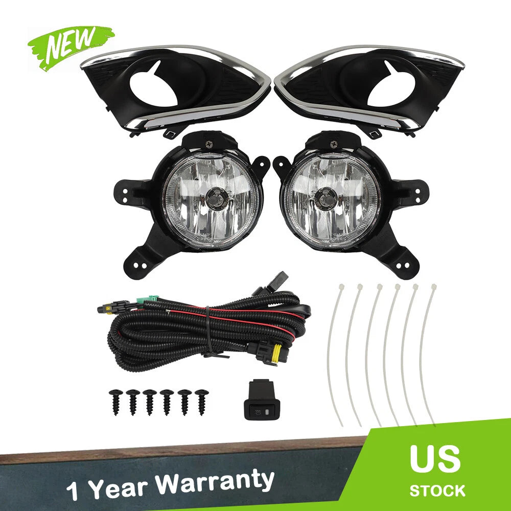 Driving Fog Lights Lamps Set for Chevy Spark (2013–2015)