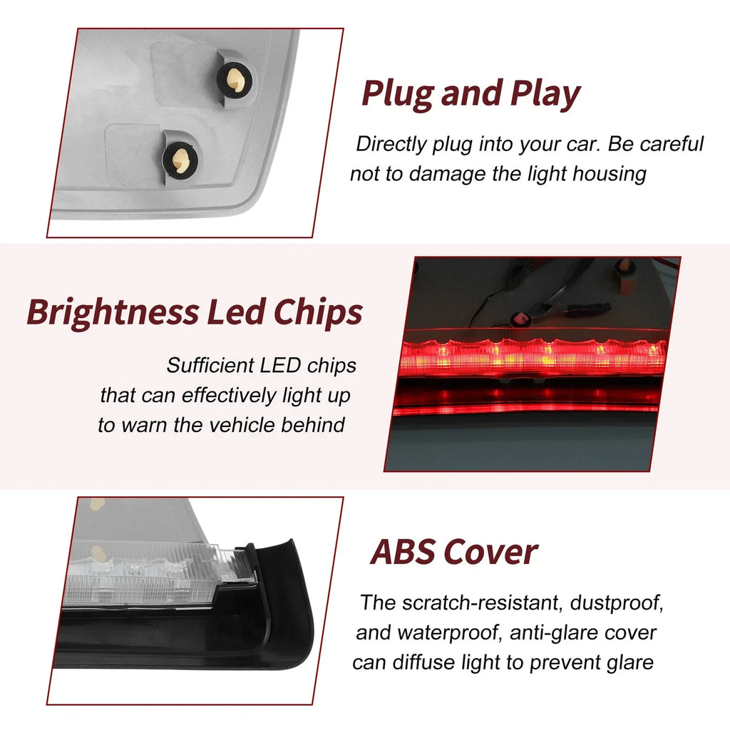 LED Third Brake Light Lamp for BMW 3 Series F30 Gray