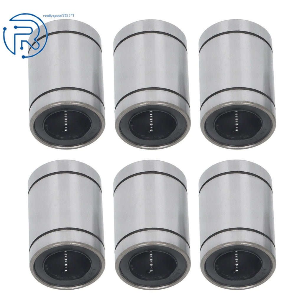 Set of 6 Linear Ball Bearings for LM25UU (40mm OD, 25mm Bore)