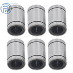 Set of 6 Linear Ball Bearings for LM25UU (40mm OD, 25mm Bore)