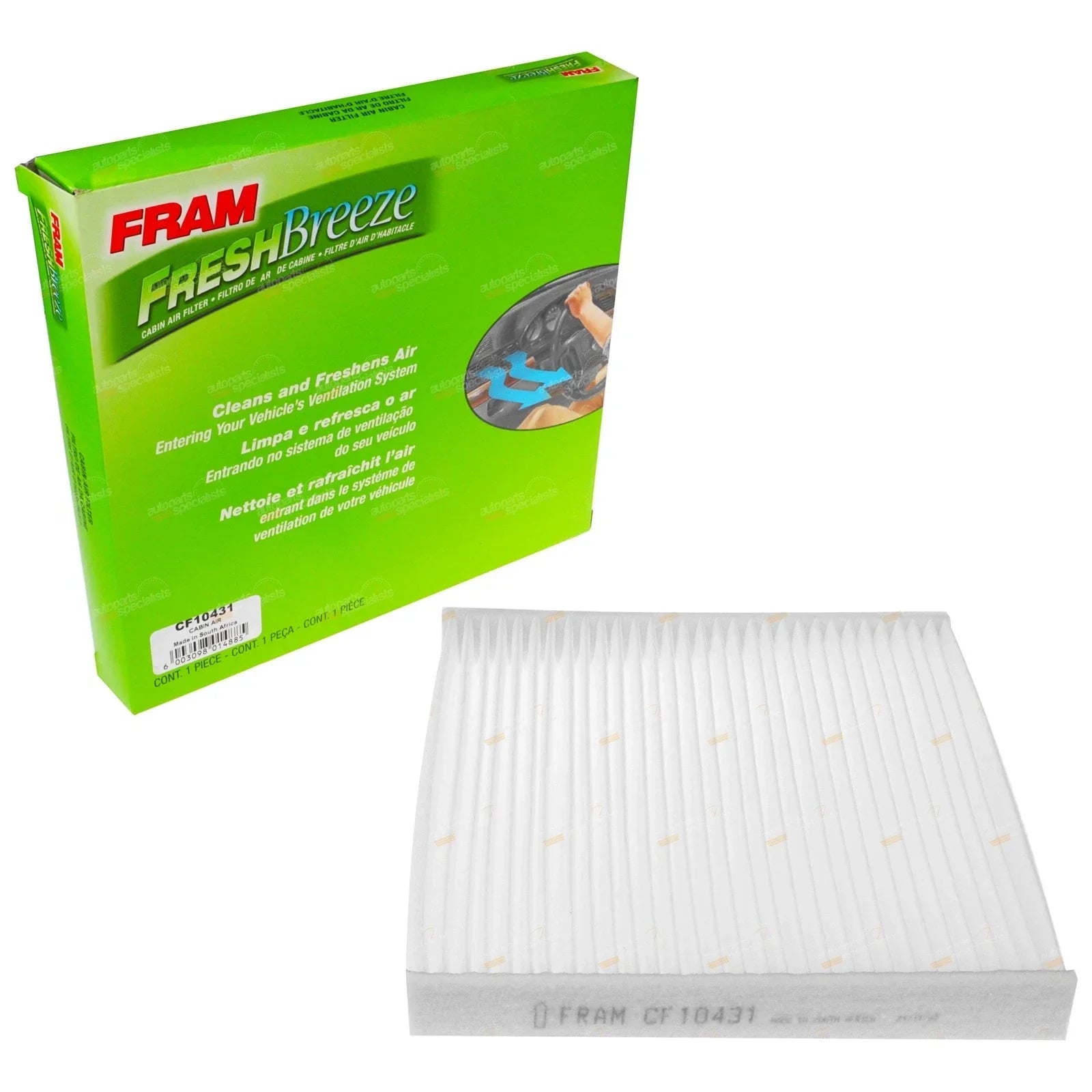 Cabin Air Filter Cleaner for Mitsubishi Outlander (2007-2012)